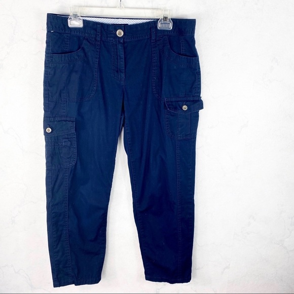 [TH] Classic Navy Cargo Utility Pants - Picture 1 of 4